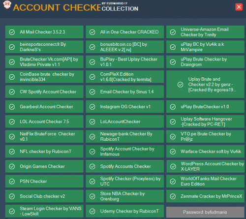More information about "ACCOUNT CHECKER COLECTION"