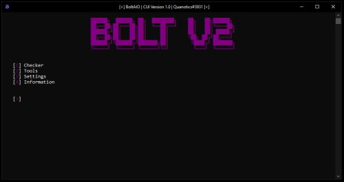 More information about "BOLT V2 | THE ONLY AIO CHECKER YOU NEED"